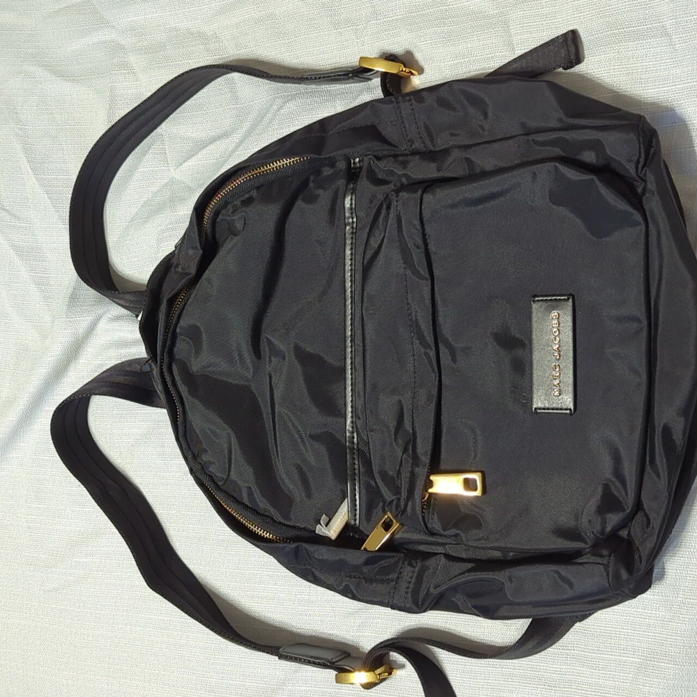Marc Jacobs bookbag style purse in black